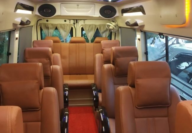 12 seater Maharaja Tempo traveller Maharaja Tempo Traveller offered by srm holidays pvt ltd
